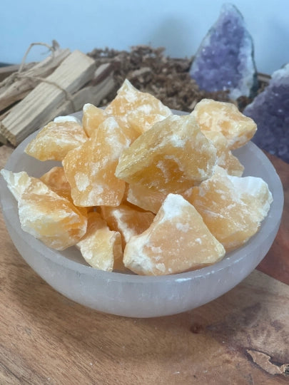 Orange Calcite Rough
