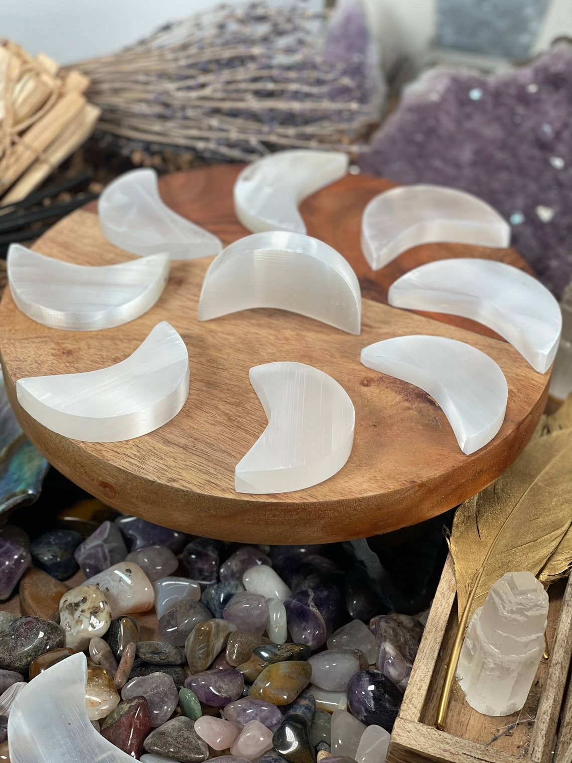 Selenite Moon