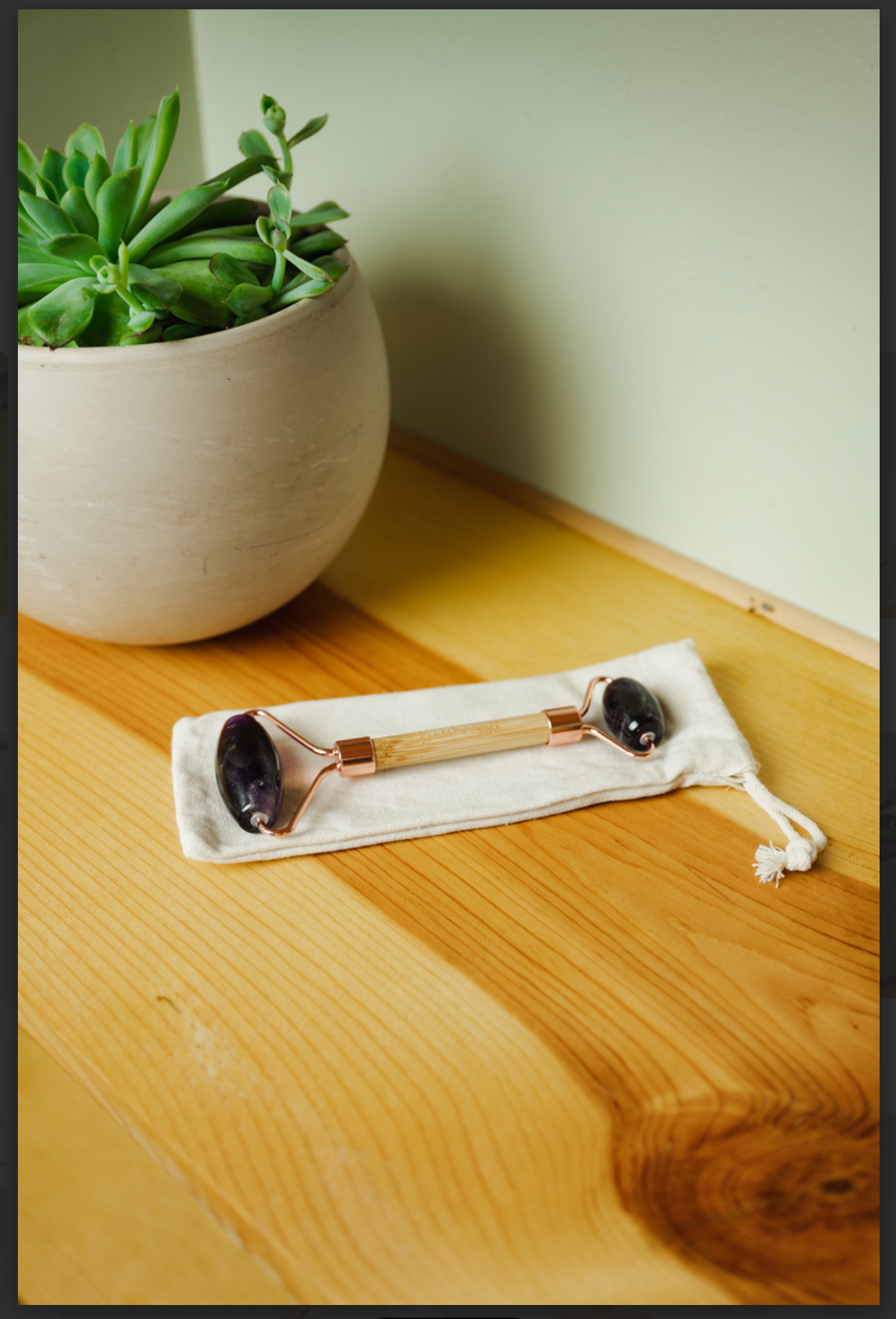 Bamboo Facial Roller Opalite