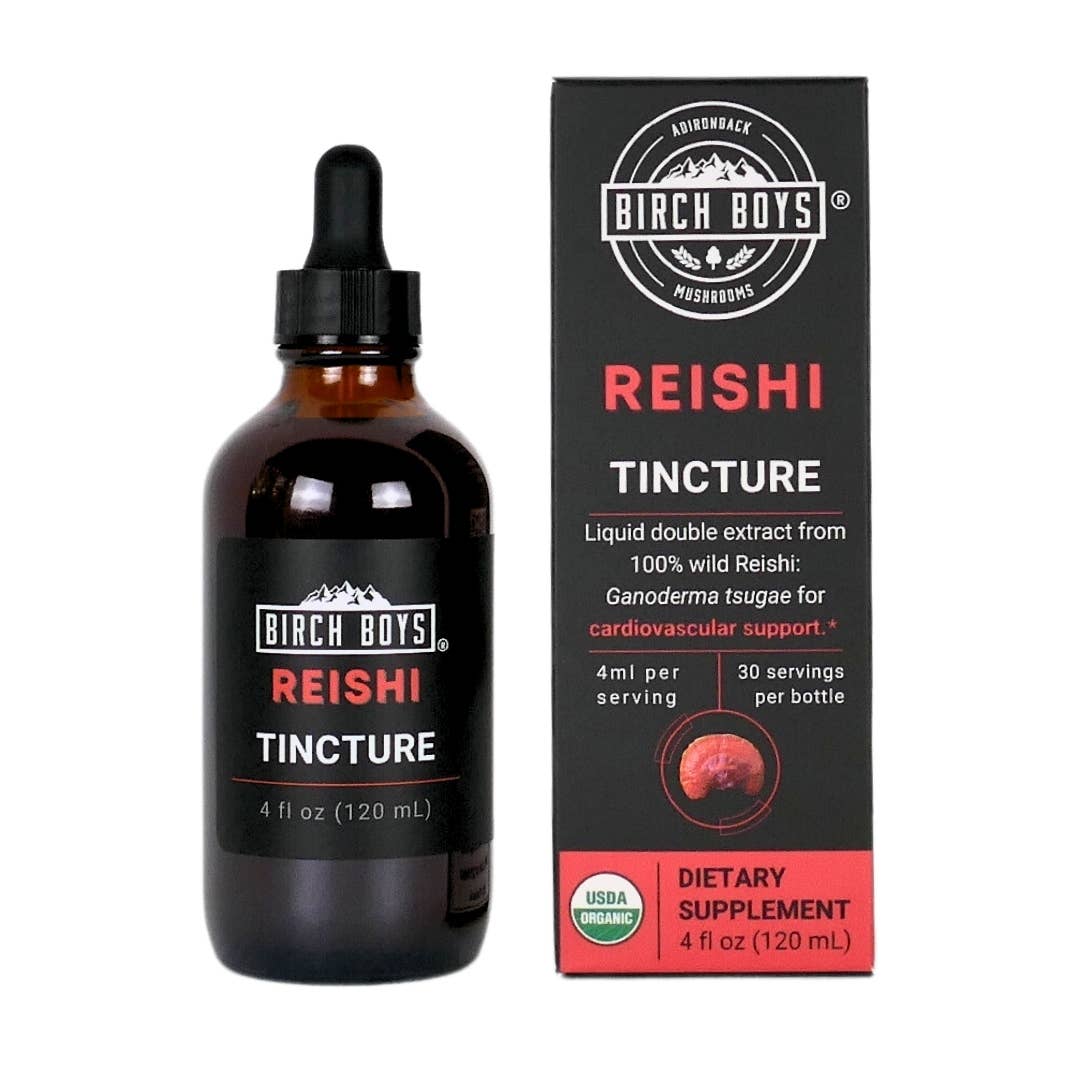 Wild Organic Reishi Tincture (4oz)