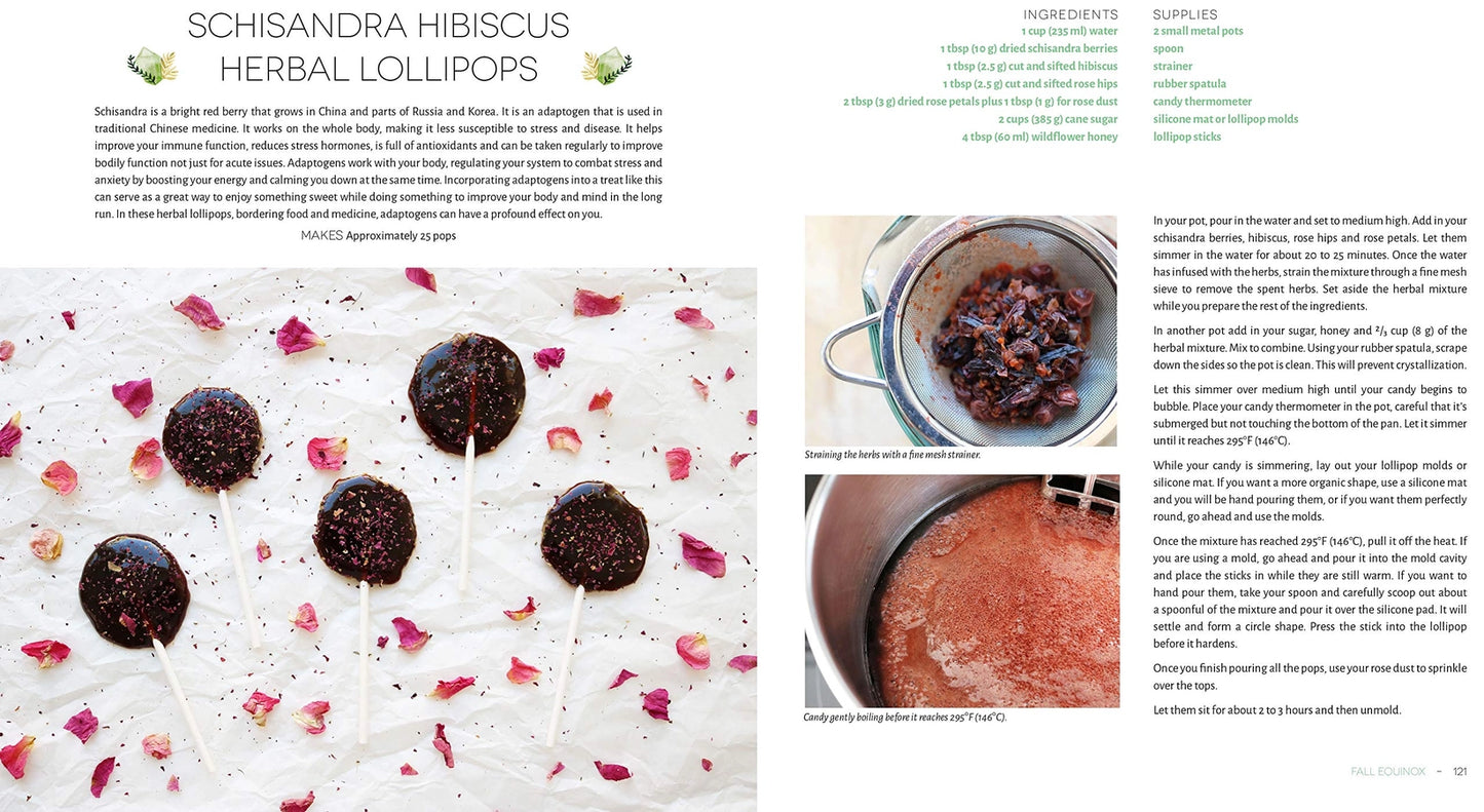 Herbs and Crystals DIY Book
