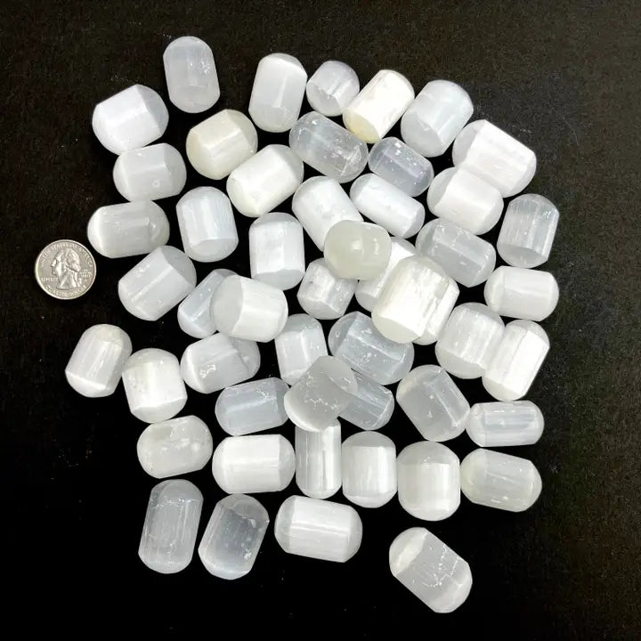 Selenite Aka Satin Spar Tumble