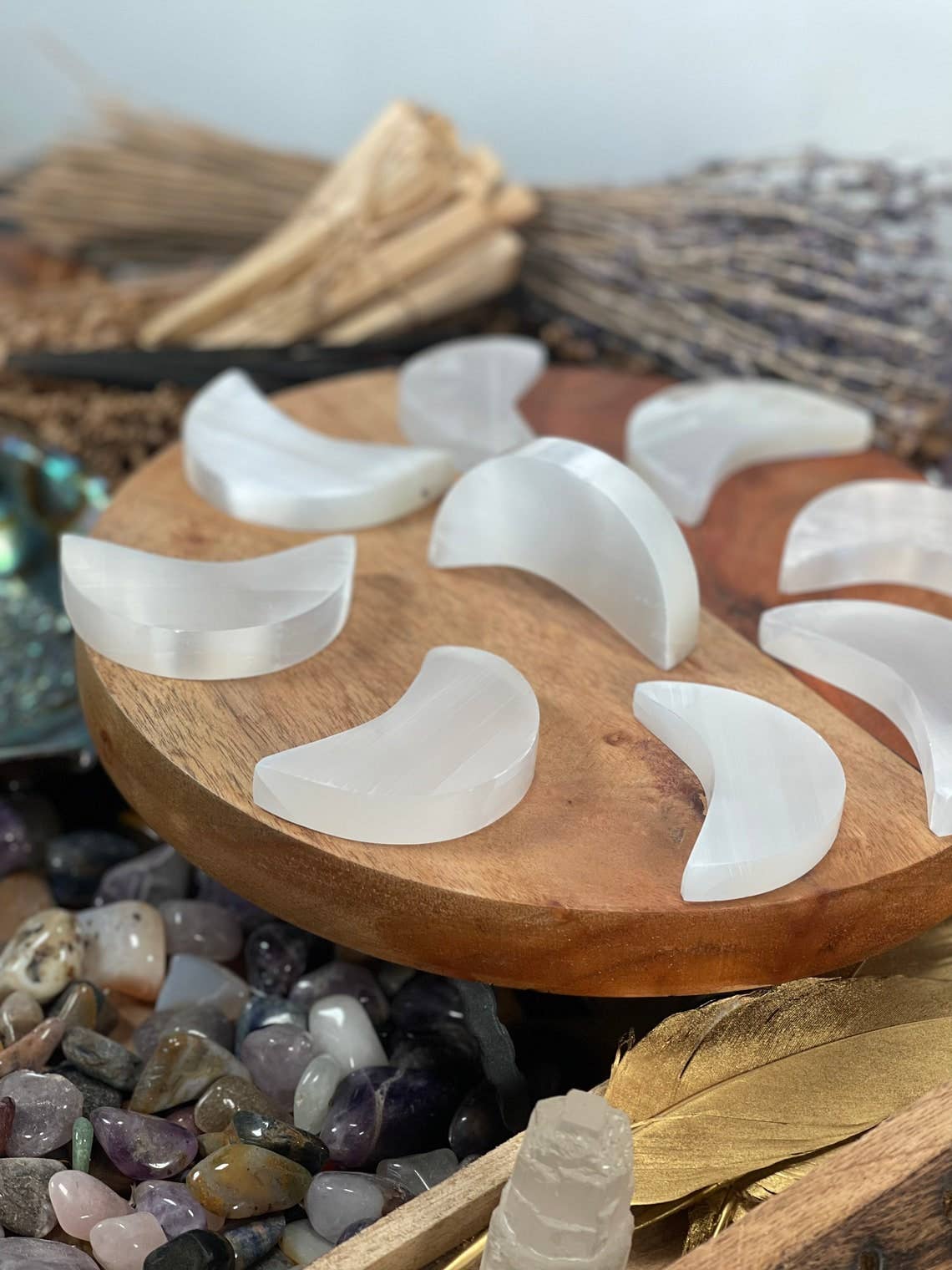 Selenite Moon