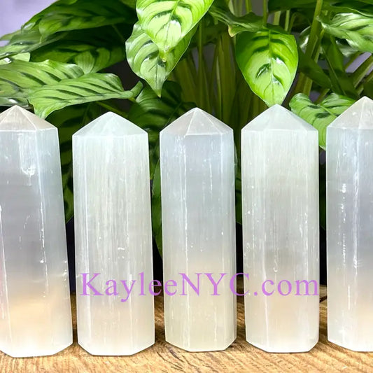 Selenite Satin Spar Towers