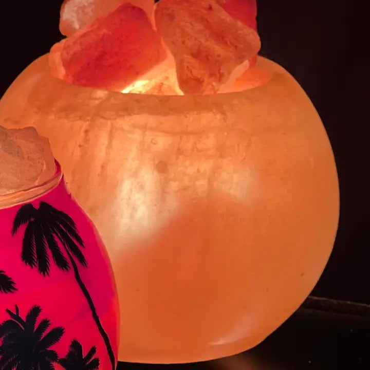 Pure Salt Bowl Lamp