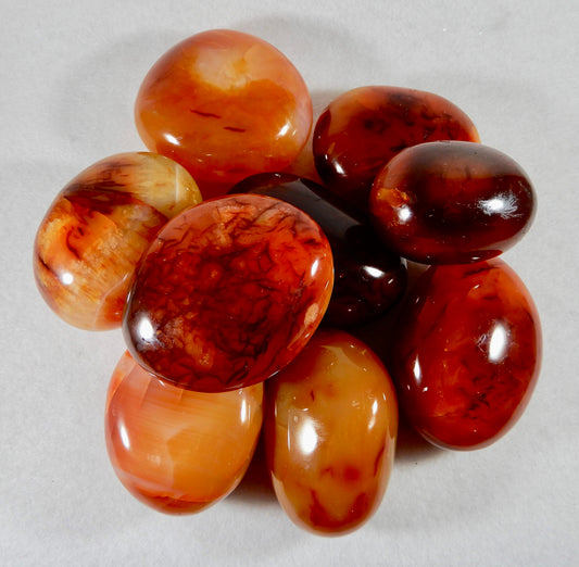 Carnelian Crystal Palms Stone