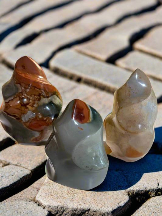 Polychrome Jasper Flames