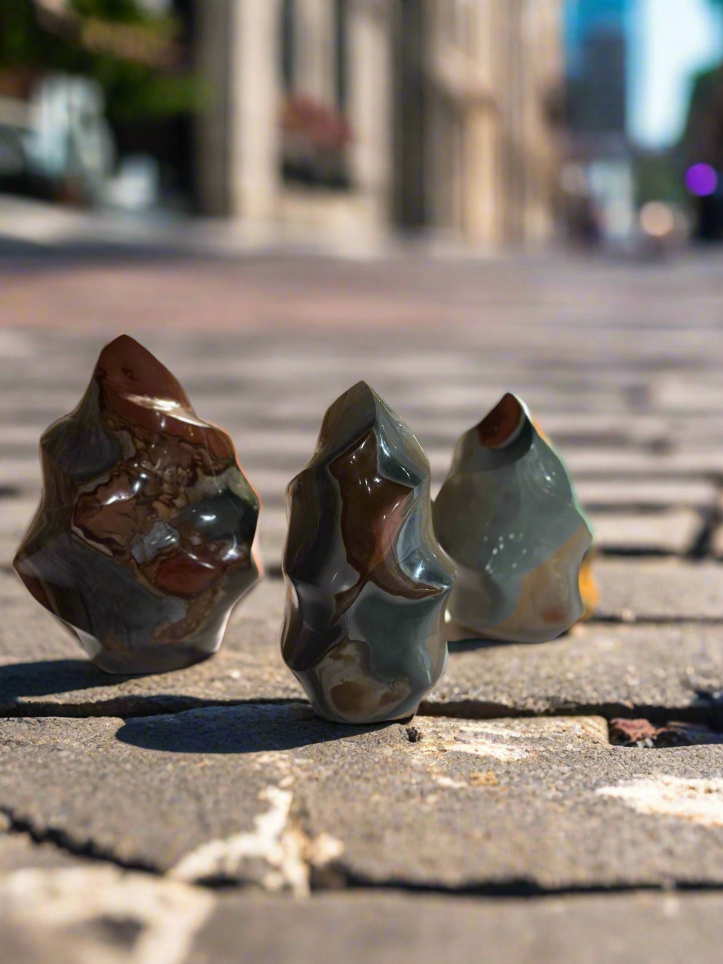 Polychrome Jasper Flames