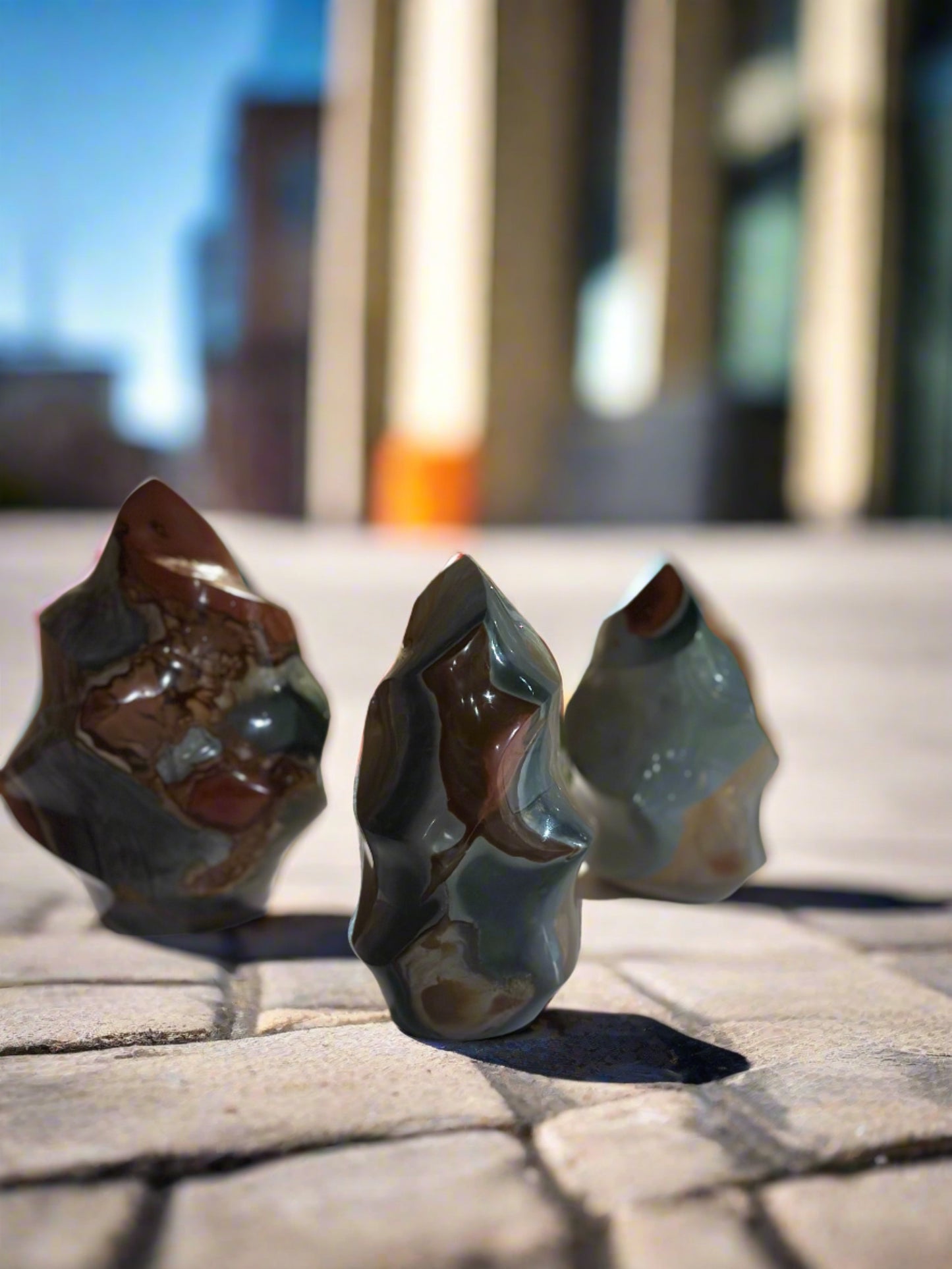 Polychrome Jasper Flames