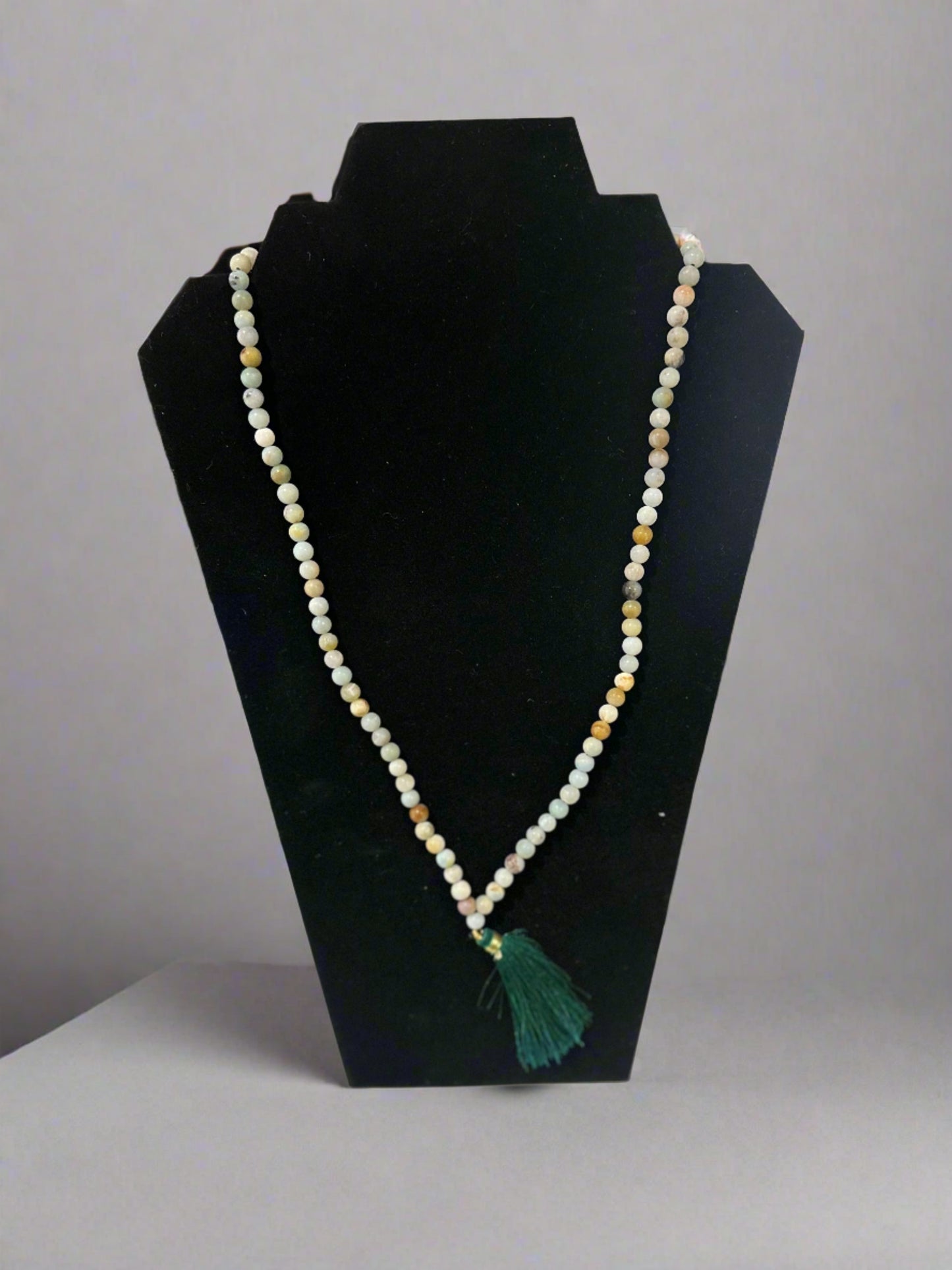 Amazonite Mala Prayer Beads-6mm