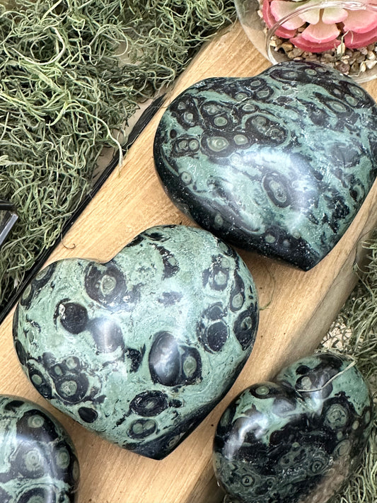 Kambaba Jasper Hearts