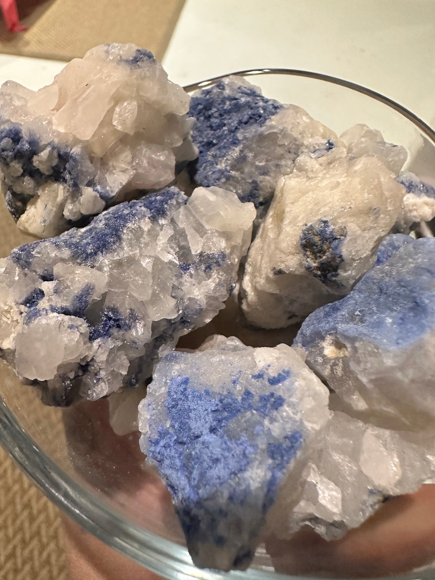 Dumortierite in Quartz, Rough