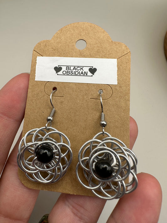 Black Obsidian Wire Wrap