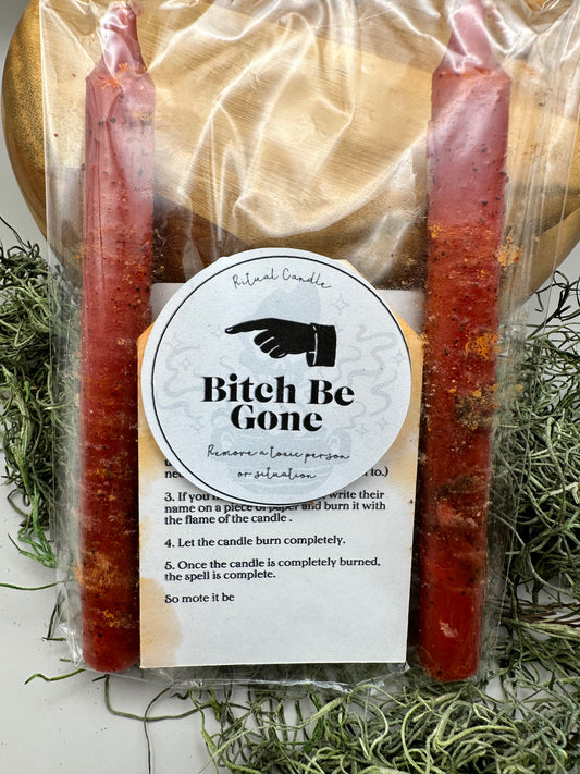 Bitch Be Gone Ritual Candle