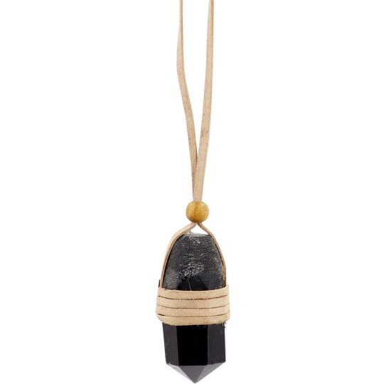 Faceted Point Crystal Necklaces