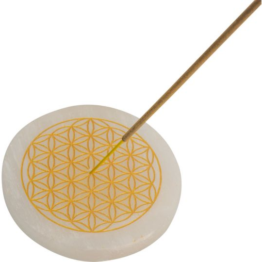 Selenite Incense Holder