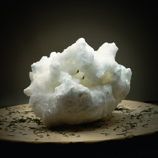 White Aragonite Cluster