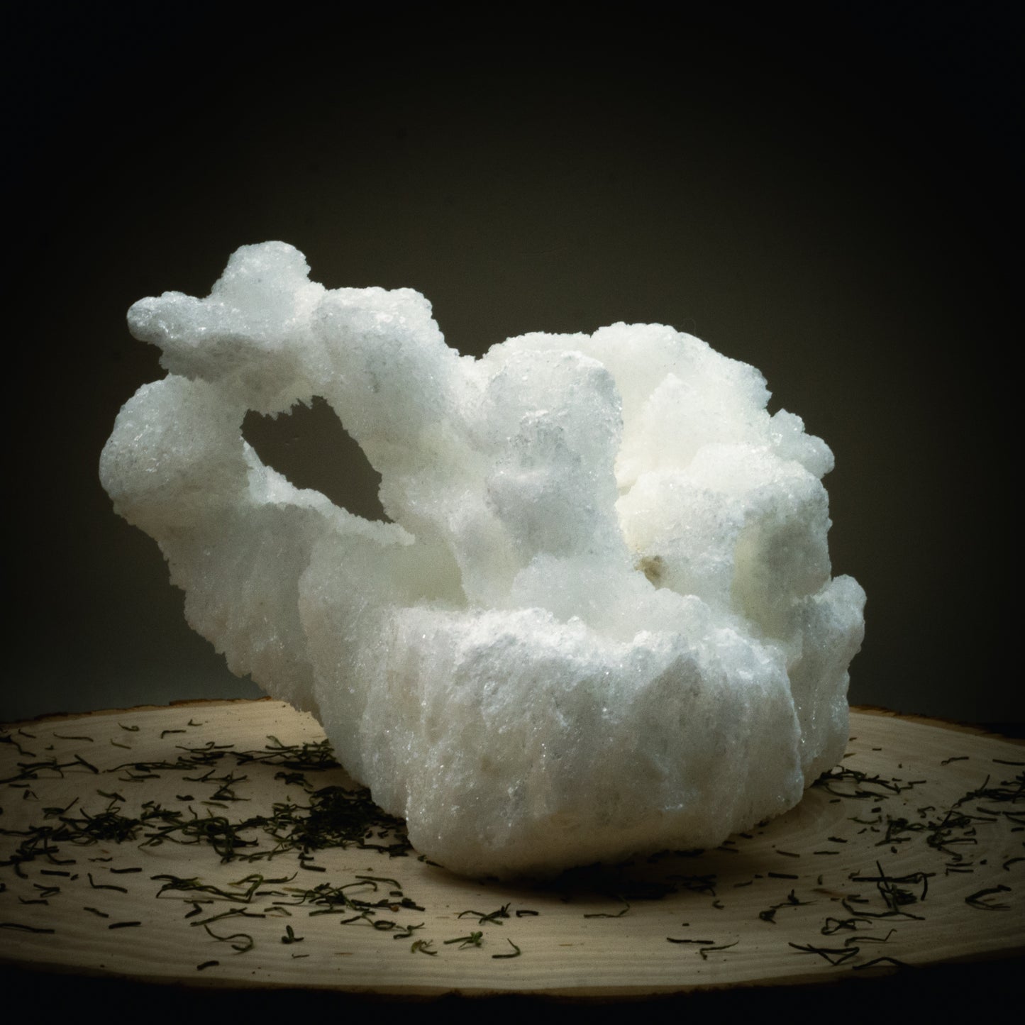 White Aragonite Cluster