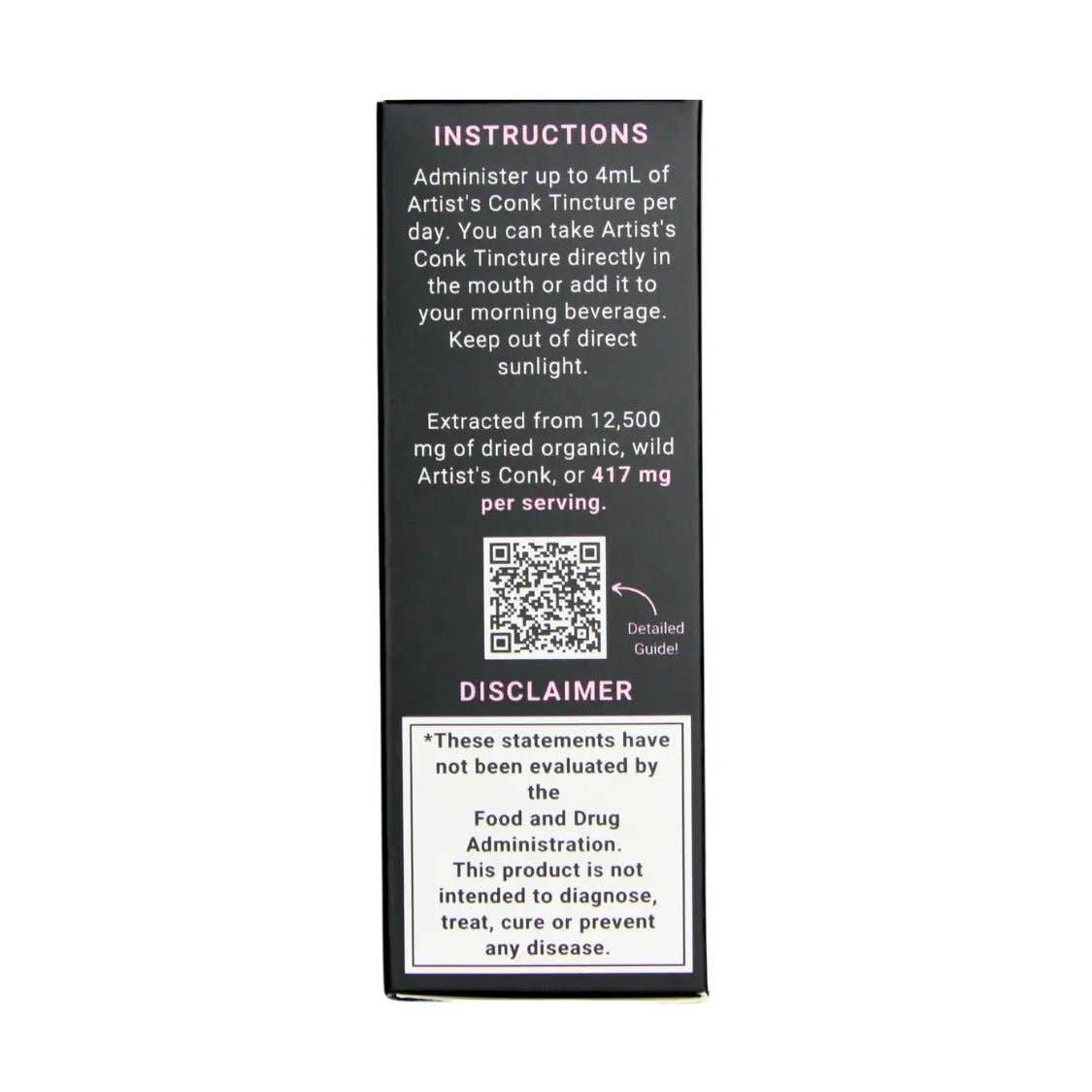 Artist's Conk Tincture: 4oz