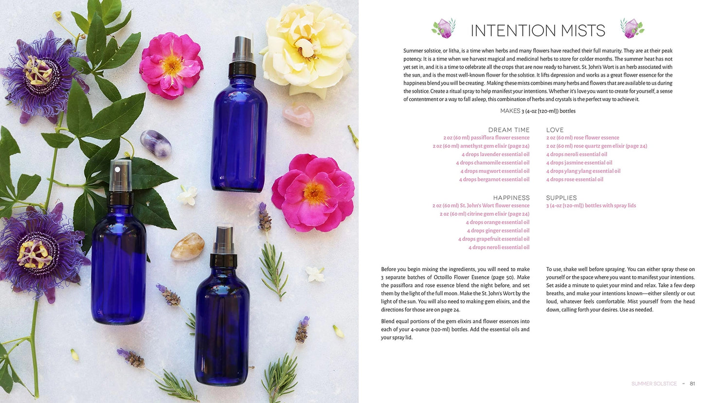 Herbs and Crystals DIY Book