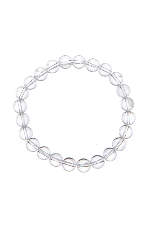 Clear Quartz Bracelet 8MM
