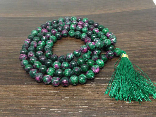 Ruby Zoisite Mala