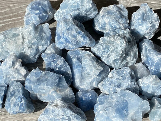 Blue Calcite Rough