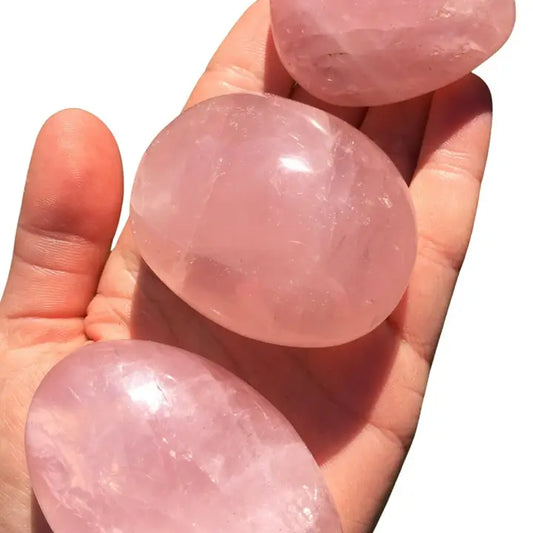 Rose Quartz Palm Stones