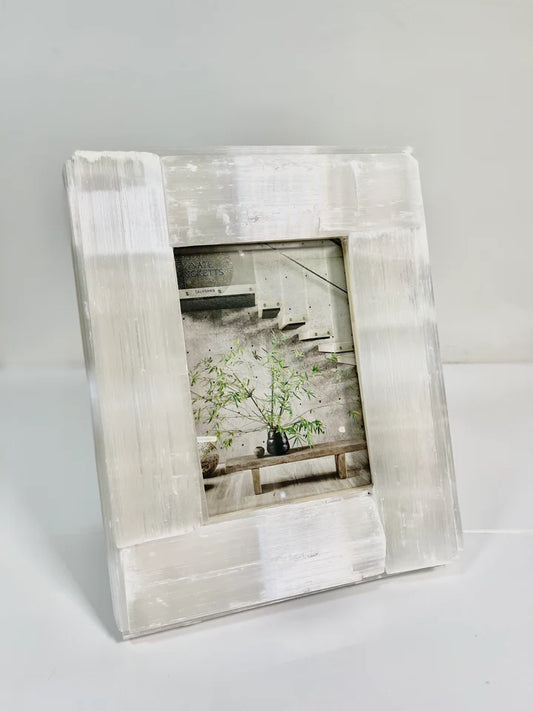 Selenite Crystal Photo Frame