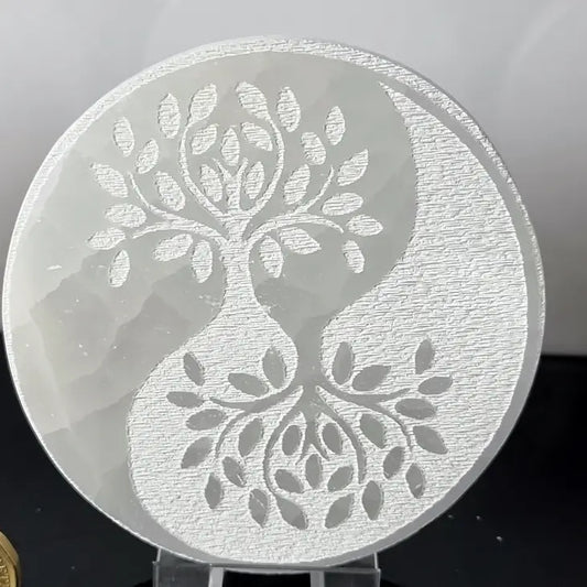 Selenite Charging Plates