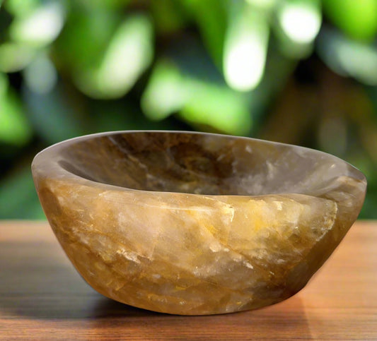 Golden Healer Quartz Bowl