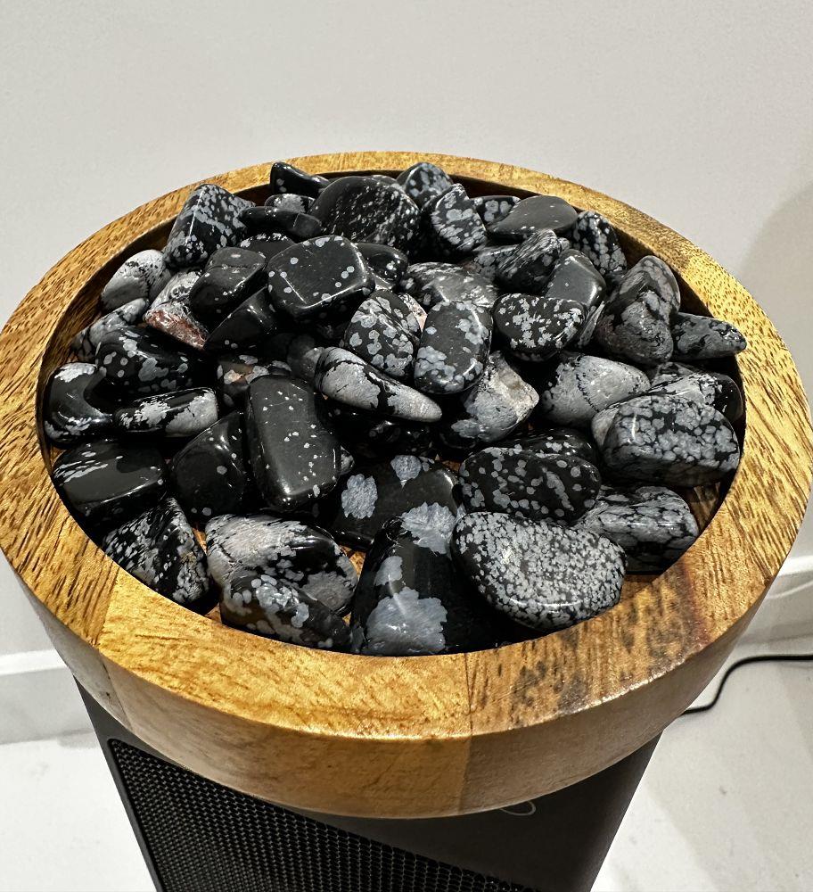 Snowflake Obsidian Tumble