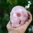 Rose Quartz Skull