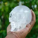 Clear Quartz Crystal Skull