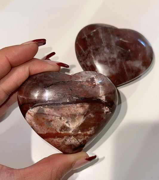 Guava Quartz Heart