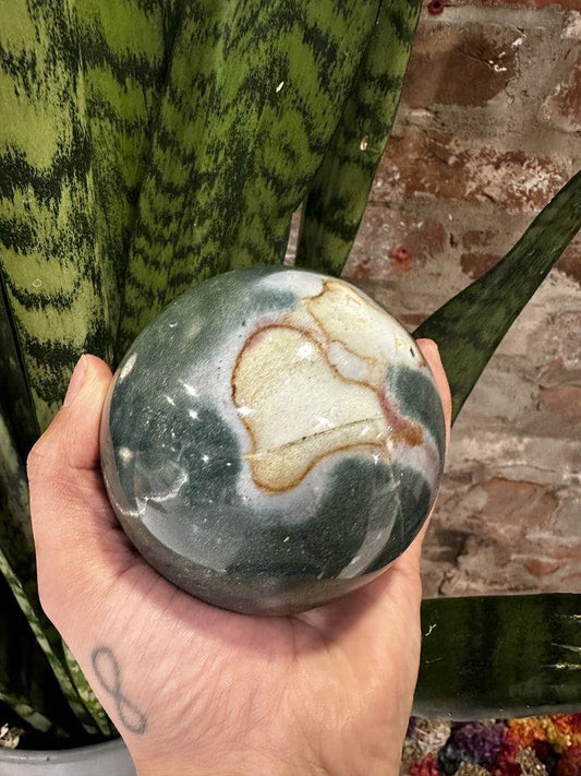 Ocean Jasper Sphere