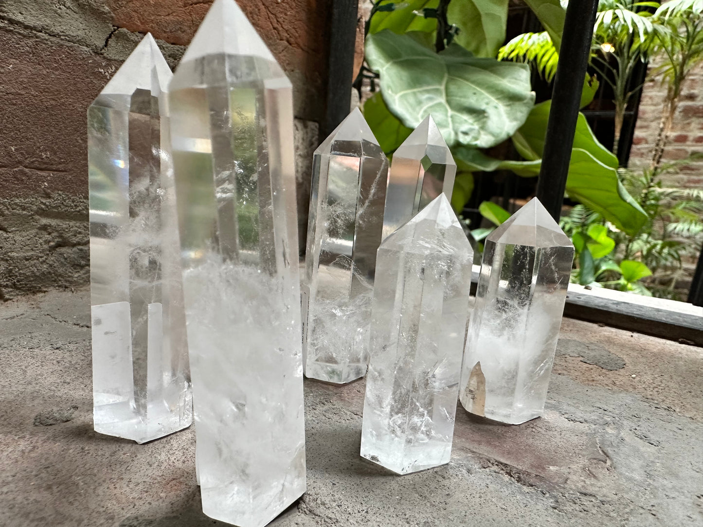 Clear Quartz Tower