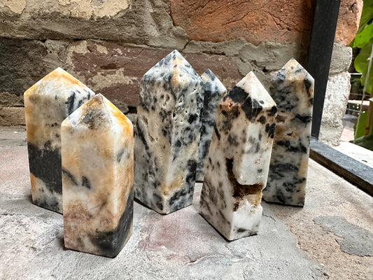 Natural Tiger Skin Agate Tower