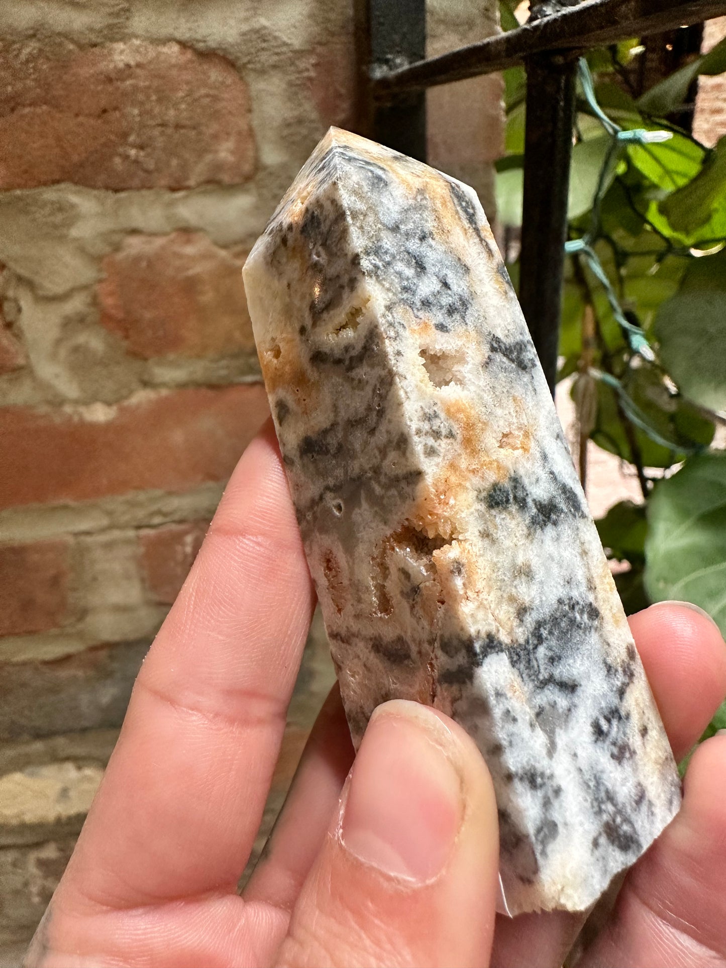 Natural Tiger Skin Agate Tower