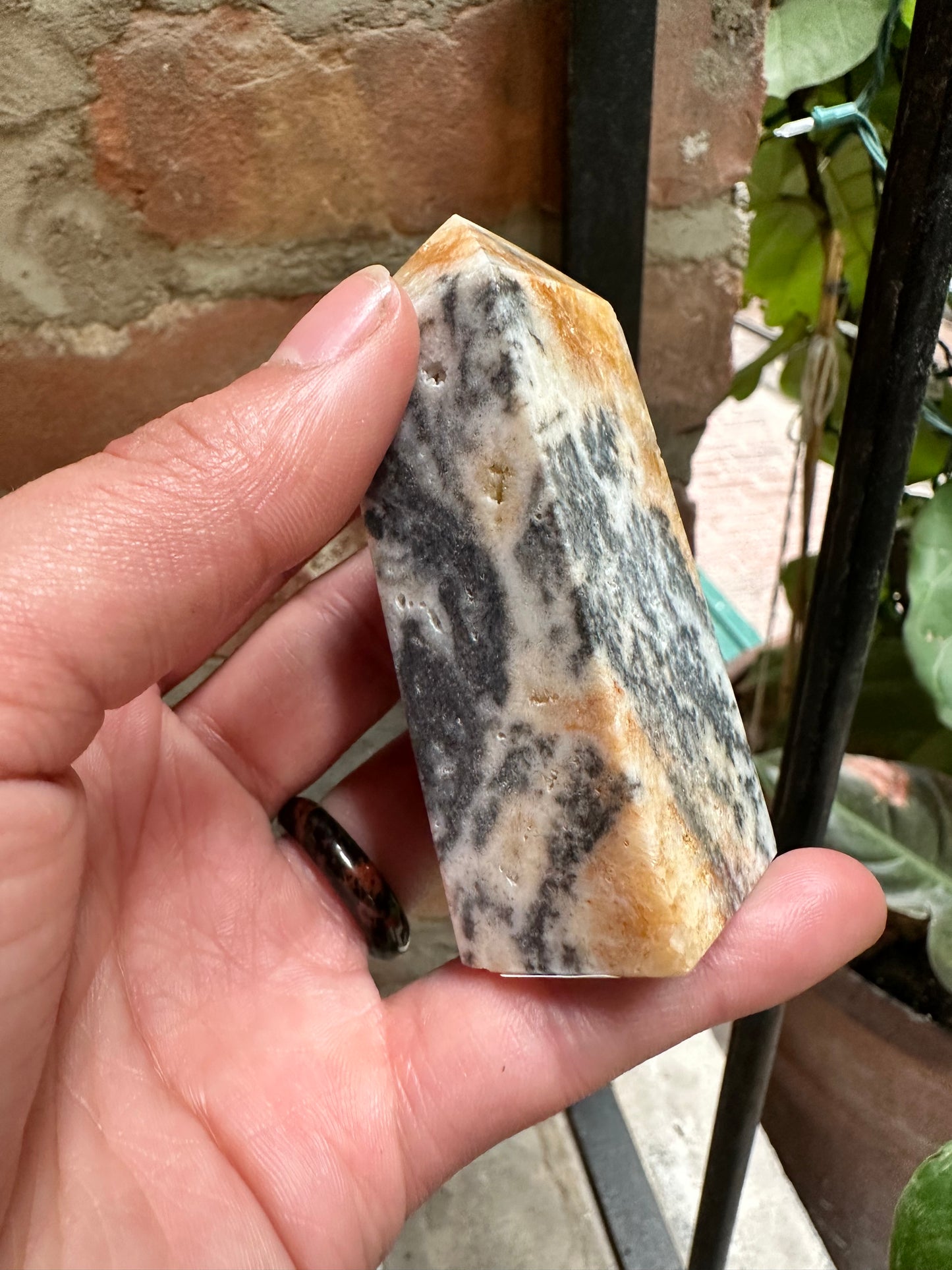 Natural Tiger Skin Agate Tower