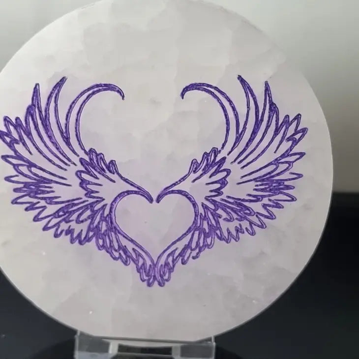 Selenite Charging Plates