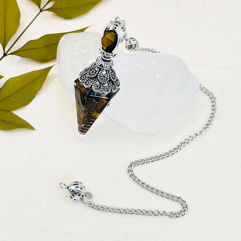 Tiger Eye Protection And Power Pendulum: Silver