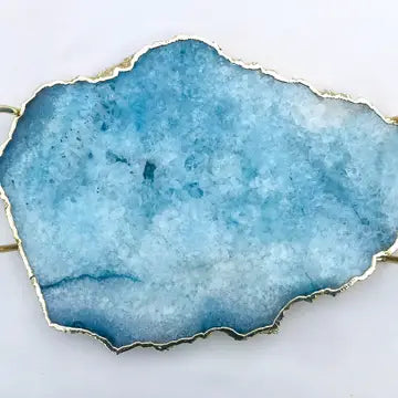 Blue Agate Serving Tray