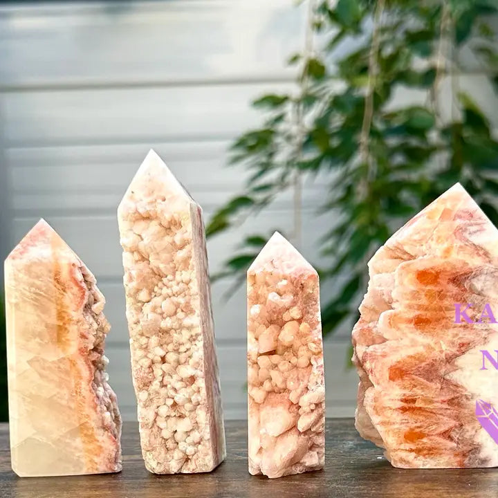 Natural Dog Tooth Calcite Obelisk Tower Point Crystal