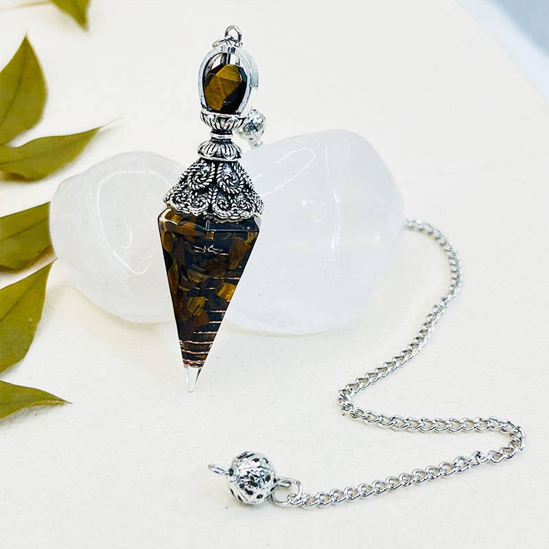 Tiger Eye Protection And Power Pendulum: Silver