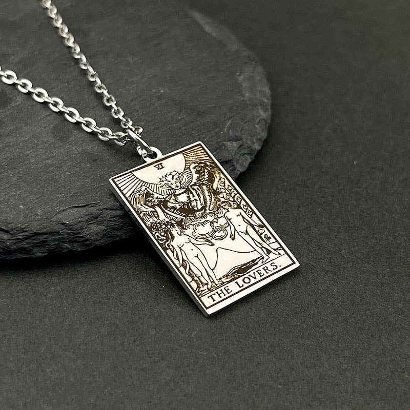 Stainless Steel Tarot Necklaces: THE MAGICIAN