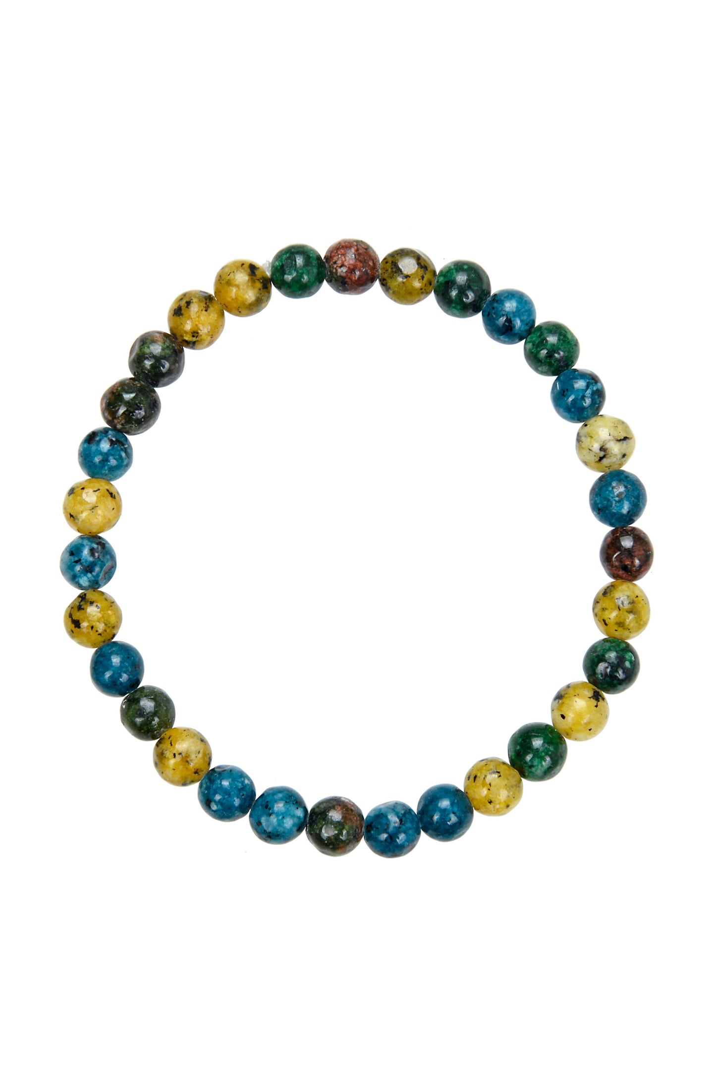 Multi Colored Azurite Bracelet 8mm