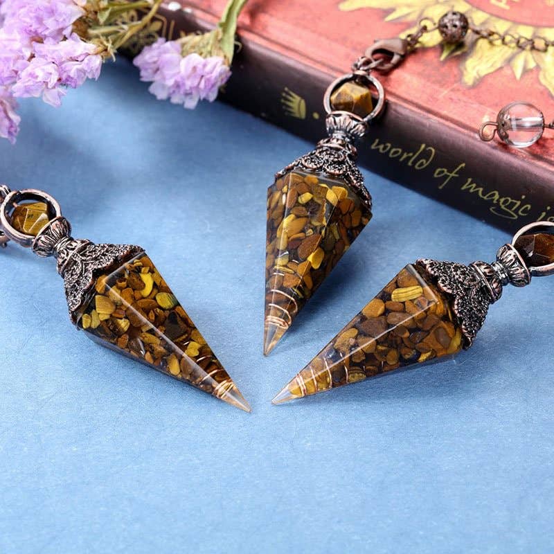 Tiger Eye Protection And Power Pendulum: Silver