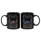 The Lovers Tarot Card Couples Mug Set