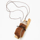 Palo Santo Bundle with Leather Medicine Necklace Pouch Set